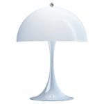 panthella 250 opal pale blue tischleuchte louis poulsen verner panton tagwerc