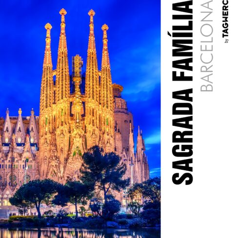 Die Basilika Sagrada Família in Barcelona wurde von Antoni Gaudí entworfen.