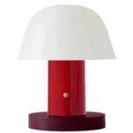 setago jh27 tischleuchte akku led indoor outdoor garten design jaime hayon andtradition maroon grape 83502704 tagwerc